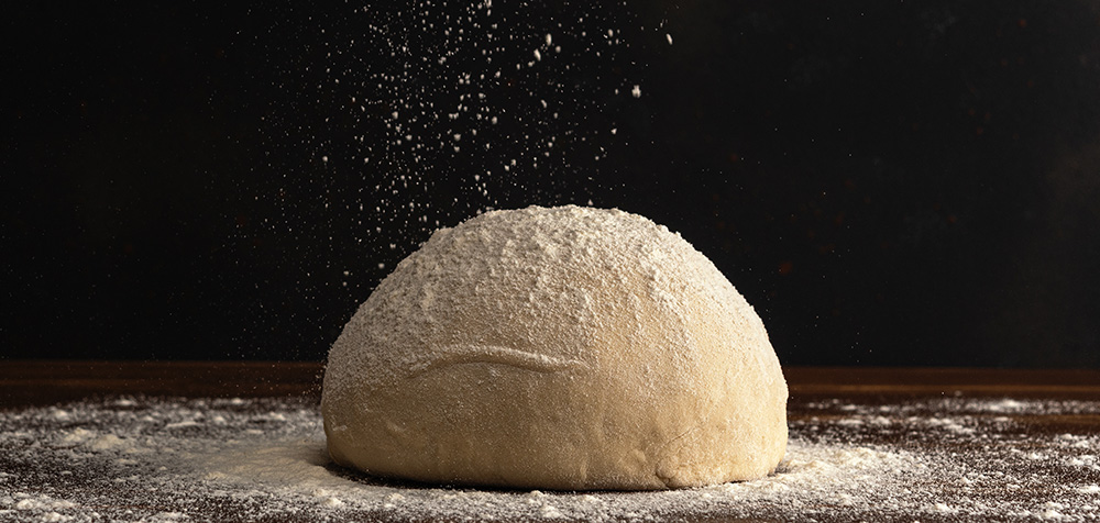 Fresh, homemade pizza dough